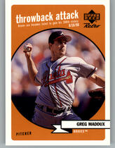 1999 Upper Deck Retro Throwback Attack #7 Greg Maddux
