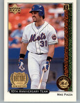 1999 Upper Deck 10th Anniversary Team #1 Mike Piazza