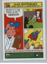 2003 Topps Bazooka Comics #2 Alex Rodriguez