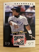1997 Pinnacle X-Press Swing for the Fences #22 Andres Galarraga