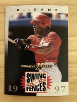1997 Pinnacle X-Press Swing for the Fences #23 Ron Gant