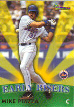 1999 Bowman Early Risers #ER1 Mike Piazza