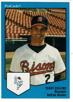 1989 ProCards Buffalo Bisons #1668 Terry Collins