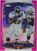 2014 Topps Chrome Pink Refractor #66 Montee Ball