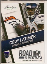 2014 Panini Prestige Road to the NFL #22 Cody Latimer