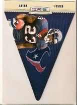 2012 Panini Rookies and Stars Player Pennant #7 Arian Foster