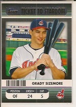 2009 Topps Ticket to Stardom Ticket to Stardom #TTS-9 Grady Sizemore