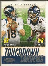2013 Panini Contenders Touchdown Tandems #2 Eric Decker|Peyton Manning