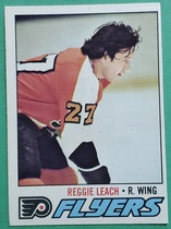 1977 O-Pee-Chee OPC Base Set #185 Reggie Leach