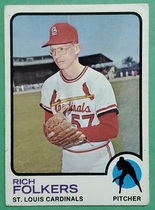 1973 Topps Base Set #649 Rich Folkers