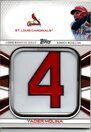 2022 Topps Player Jersey Number Medallion Commemorative Relics #JNM-YM Yadier Molina
