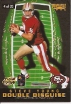1996 Pinnacle Double Disguise #4 Emmitt Smith|Steve Young