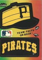 1983 Fleer Team Stickers (Blue Back) #NNO Pirates (Hat)