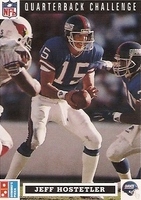 1991 Dominos Quarterbacks #18 Jeff Hostetler