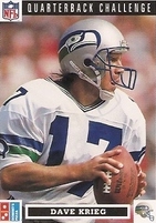1991 Dominos Quarterbacks #27 Dave Krieg