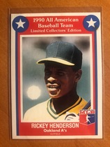 1990 All-American Baseball Team #5 Rickey Henderson
