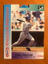 1994 Kraft Base Set #8 Paul Molitor