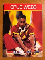 1990 NBA Hoops Collect A Book #24 Spud Webb