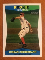 2009 Topps Heritage High Number Rookie Performers #RP10 Jordan Zimmermann