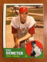 1963 Topps Base Set #268 Don Demeter