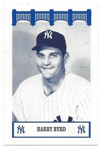 1992 Team Issue New York Yankees WIZ 50s #17 Harry Byrd