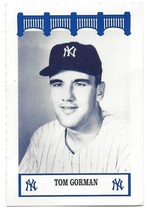 1992 Team Issue New York Yankees WIZ 50s #38 Tom Gorman
