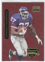 1996 Playoff Contenders Leather #27 Rodney Hampton