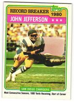 1981 Topps Base Set #332 John Jefferson