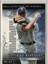 2004 SPx Base Set #57 Alex Rodriguez
