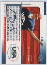 2004 Upper Deck USA Baseball 25th Anniversary Signatures Black In #SEAY Bobby Seay