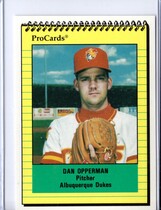 1991 ProCards Albuquerque Dukes #1140 Dan Opperman