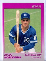 1989 Star Baseball City Royals #14 Kevin Koslofski