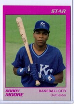 1989 Star Baseball City Royals #18 Bobby Moore