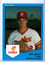 1989 ProCards Albuquerque Dukes #67 Mike Hartley