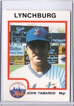 1987 ProCards Lynchburg Mets #22 John Tamargo
