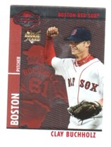2008 Topps Co-Signers Silver Red #100 Clay Buchholz