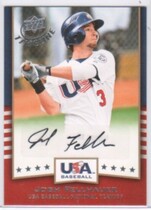2008 Upper Deck Timeline Team USA Signatures #JF Josh Fellhauer