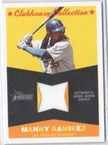 2009 Topps Heritage Clubhouse Collection Relics #MR Manny Ramirez