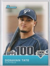2010 Bowman Topps 100 Prospects #TP19 Donavan Tate