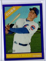 2015 Topps Heritage Chrome Purple Refractor #110 Anthony Rizzo