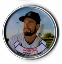 2017 Topps Archives Coins #C-9 David Dahl