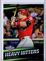 2016 Topps Opening Day Heavy Hitters #HH-10 Mike Trout