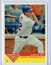 2015 Topps Heritage High Number Now and Then #NT-2 Steven Matz