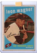 1959 Topps Base Set #257 Leon Wagner
