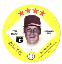 1978 Big T & Tastee-Freez Discs #10 Tom Seaver
