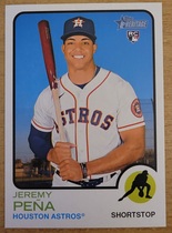 2022 Topps Heritage High Number #629 Jeremy Pena