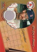 2002 Fleer Tradition Update This Day In History Game Used #4 Wade Boggs