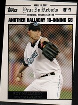 2008 Topps Year in Review #YR13 Roy Halladay