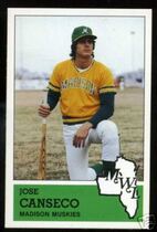 1983 Fritsch Madison Muskies #13 Jose Canseco