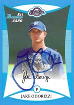 2008 Bowman Draft Prospects Blue #BDPP51 Jake Odorizzi